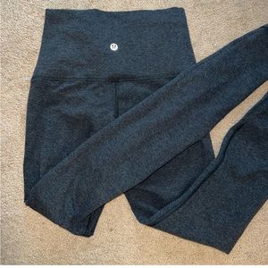 Lululemon grey cotton leggings
